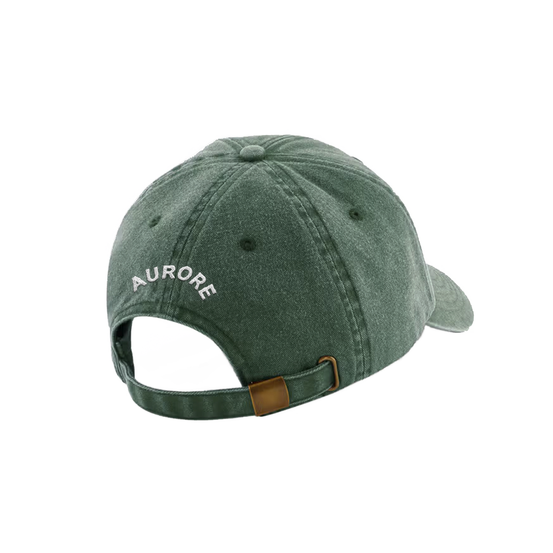 SPARKS EMBROIDERED CAP / GREEN